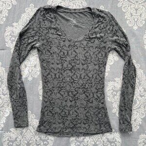 cuddl duds gray patterned thermal